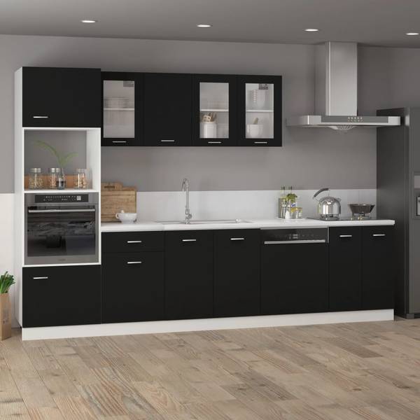 Unterschrank 3016496_deb9 Schwarz - Holzwerkstoff - 50 x 82 x 46 cm