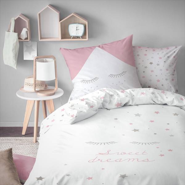 Bettwäsche Sterne Sweet Dreams rosa kaufen
