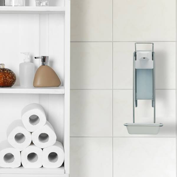 Eurospender 500 ml Silber - Weiß - Aluminium - 15 x 35 x 34 cm