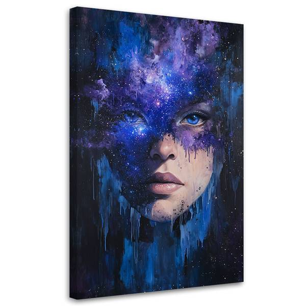 Tableau déco Visage de femme 60 x 90 cm