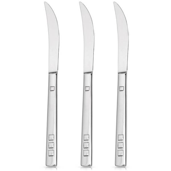 Taffelmesser 3er Set 10-121-052 Silber - Edelstahl - 2 x 2 x 23 cm