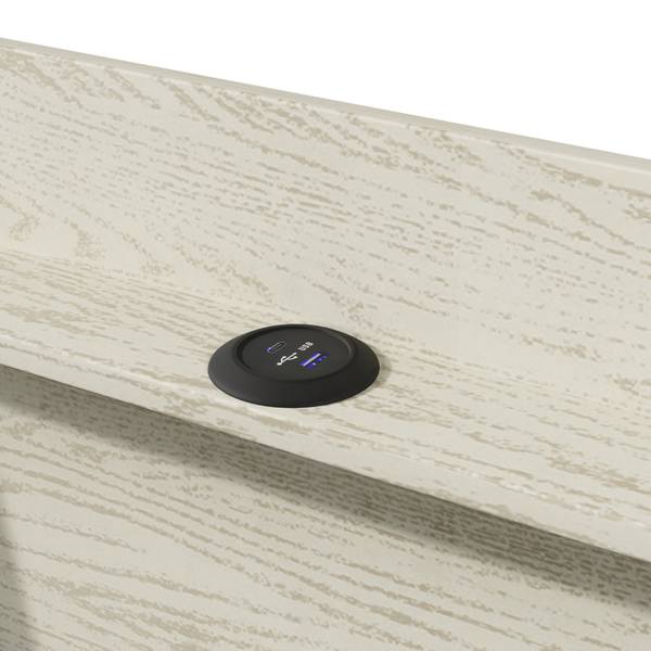 Polsterbett Una Beige