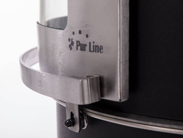 Bioethanol-Kamin BESTFIRE DESIGN Schwarz - Eisen - 46 x 141 x 46 cm