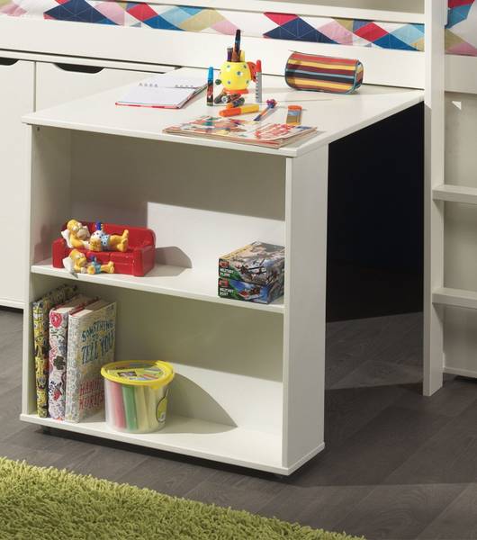 Kinderzimmer Pino 4-teilig Set Weiß - Holzwerkstoff - 1 x 1 x 1 cm