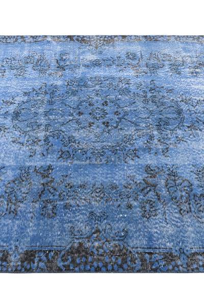Tapis Ultra Vintage CCCXCIII Bleu - Laine - 165 x 1 x 274 cm
