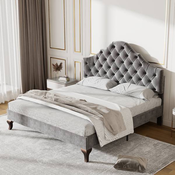 Polsterbett VELV Ⅱ Grau