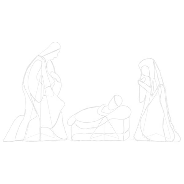 Scène de Crèche 42018951 PVC - 72 x 1 x 112 cm