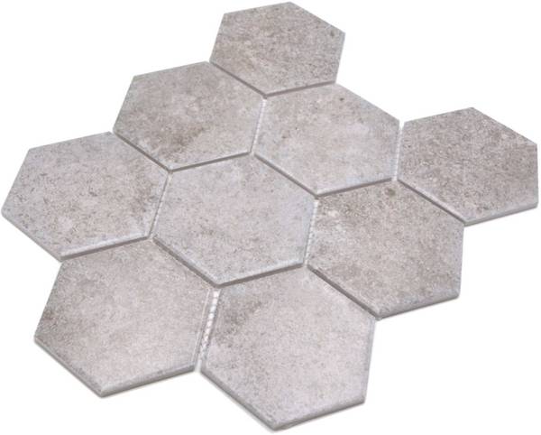 Mosaikfliesen CIM HX9 CU Grau - Keramik - 26 x 26 x 26 cm