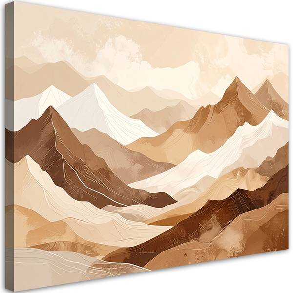 Wandbild Berge 90 x 60 cm