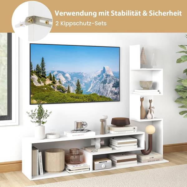 TV Lowboard TH32924 Weiß