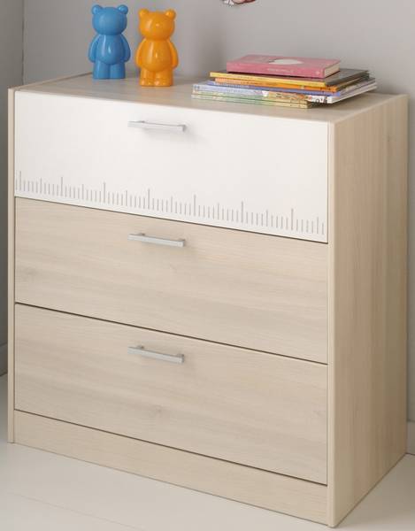 Kinderzimmer Set Charly16 5-teilig Braun - Weiß - Holzwerkstoff - 121 x 180 x 233 cm