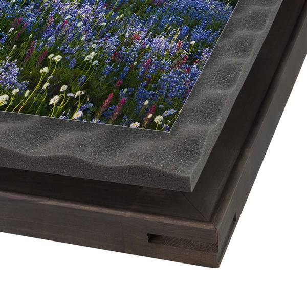 Akustikbild Bergwiese mit Blumen 210 x 140 cm