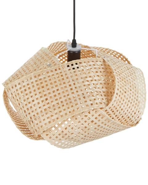Hanglamp HALIL blauw - bruin - bamboe - 45 x 115 x 45 cm