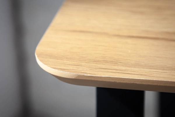 Schreibtisch STUDIO Braun - Holzwerkstoff - Massivholz - 160 x 77 x 49 cm