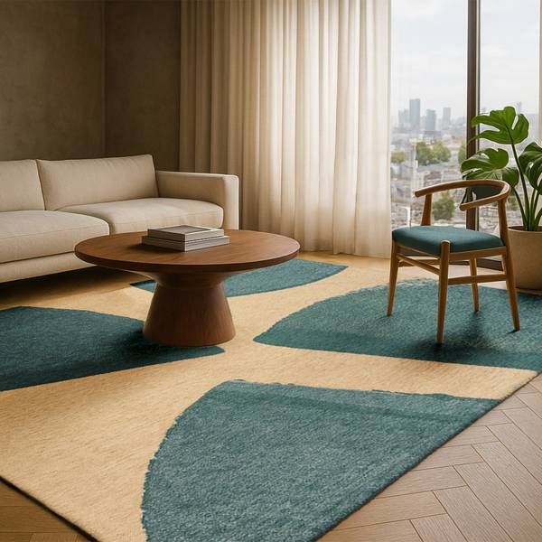 Flachgewebter Teppich Corner 80 x 150 cm