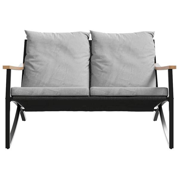 Garten-Lounge-Set 3283637 3-teilig Schwarz - Metall - 65 x 68 x 79 cm