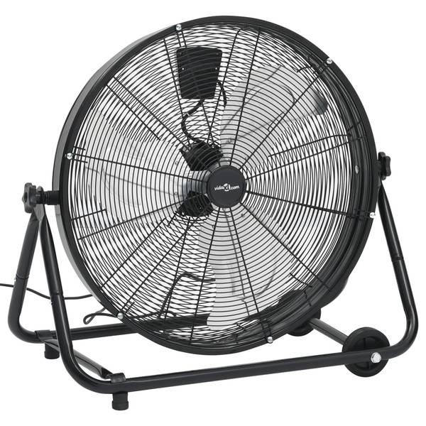 Trommelventilator 51453 Schwarz - Aluminium - Stahl - 73 x 69 x 42 cm