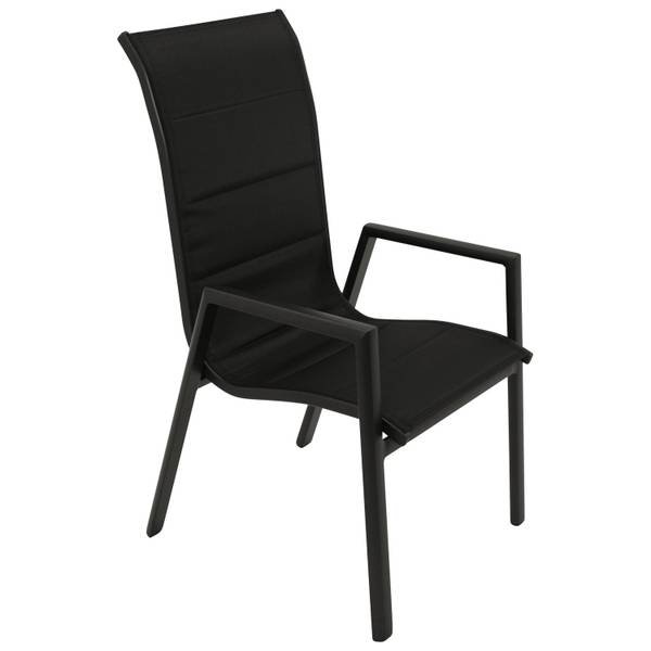 Garnitur LAGOS XL 9-teilig Schwarz - Grau - Aluminium - 195 x 76 x 255 cm