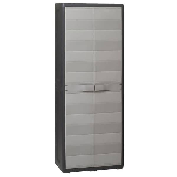 Gartenschrank 295296-2 Grau - Polypropylen - 38 x 171 x 65 cm