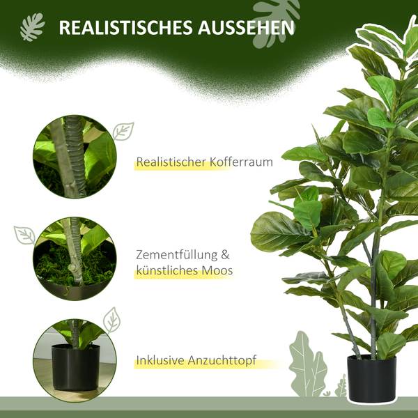 Kunstpflanz 830-804V00GN Grün - Kunststoff - 15 x 110 x 15 cm