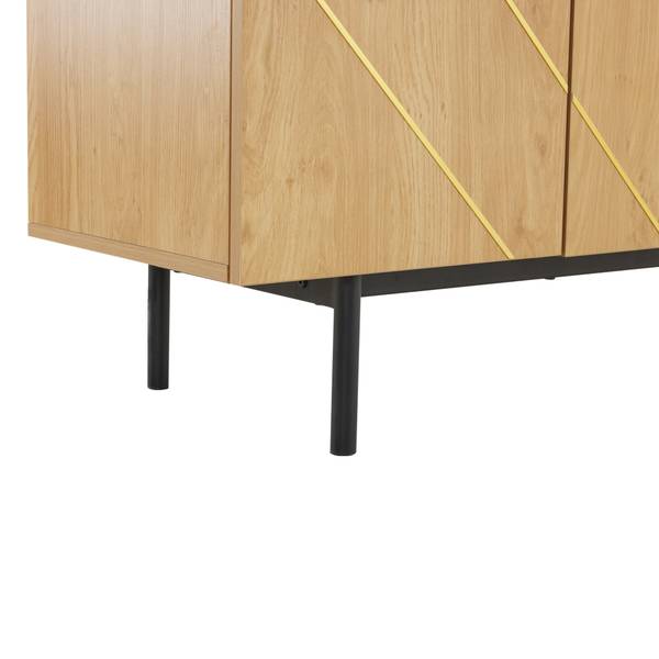Sideboard Synomone Braun - Holzwerkstoff - 40 x 78 x 160 cm