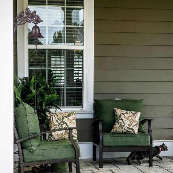 Türglocke Gusseisen Vögel Braun - Gusseisen - 10 x 17 x 17 cm