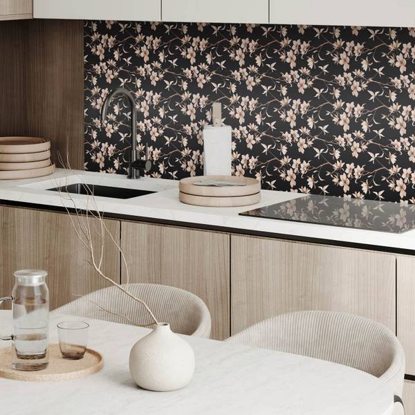Vinylfliese BlumenHinte 20er-Set 20 x 20 cm