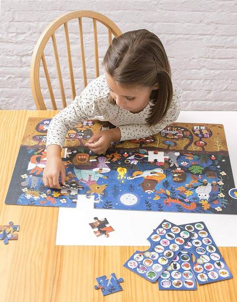 Puzzle A027448 Blau - Papier - 24 x 5 x 33 cm