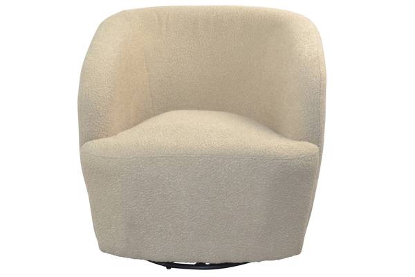 Polstersessel mit Kopfstütze Calle Beige - Polyester - 72 x 103 x 67 cm