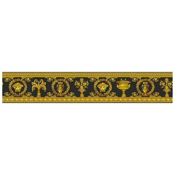 Bordüre 343051-GU Gold - Fleece - 9 x 500 x 1 cm