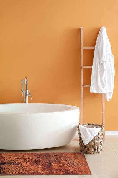 Badteppich Room 9 Braun - Polyester - 80 x 2 x 150 cm