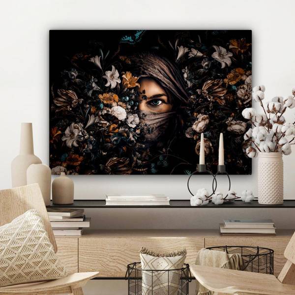 TABLEAU SUR TOILE Femme 80 x 60 cm