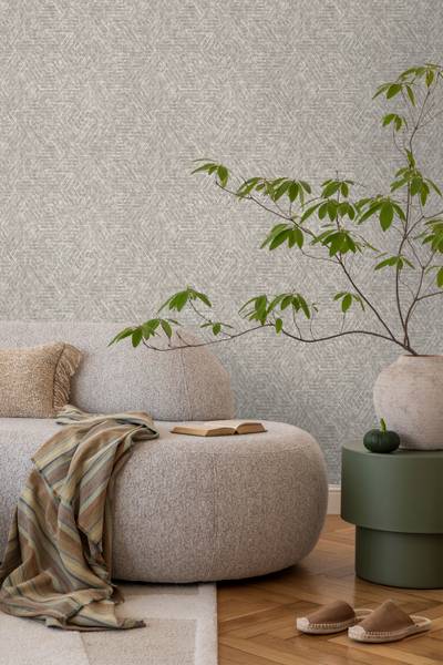 Tapete 640510 Braun - Papier - 53 x 1000 x 53 cm