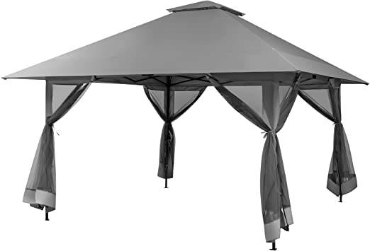 Gartenpavillon NP10828 Grau