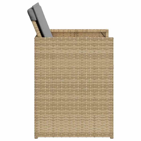 Gartenstuhl 3032896 4er Set Beige - Stahl - 50 x 79 x 54 cm