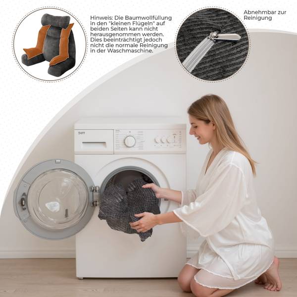 Stützkissen COMFORT Schwarz