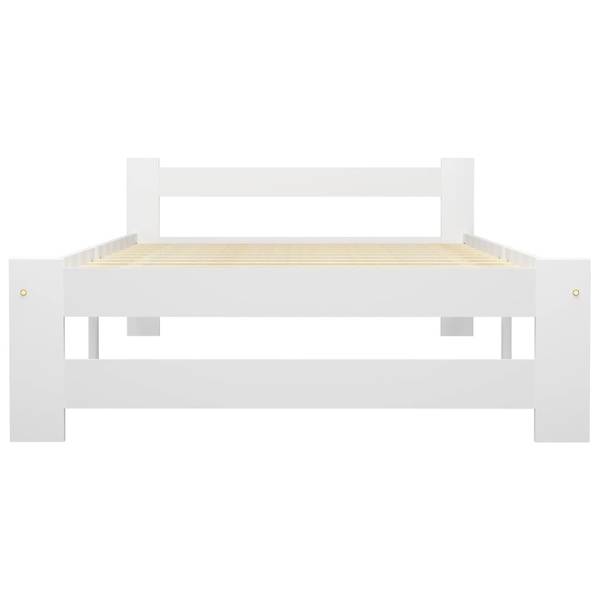 Bedframe 3005792-1 wit - Ligoppervlak breedte: 100 cm