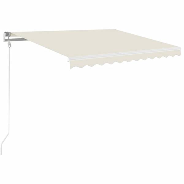 Markise 3006539-1 Weiß - Polyester - Aluminium - 250 x 1 x 350 cm