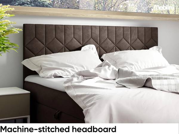 Boxspringbett BRUGES H3 Braun