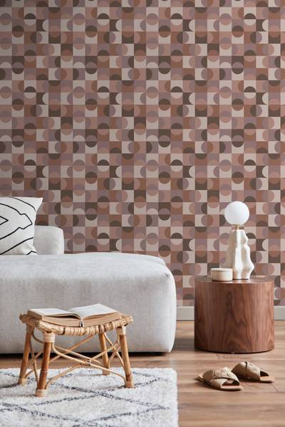 Tapete 131241 Braun - Papier - 50 x 900 x 50 cm