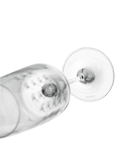 JOOP! FADED CORNFLOWER Champagnergläser Kristallglas - 6 x 25 x 1 cm