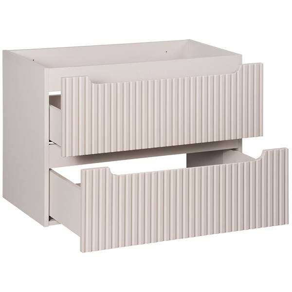 Waschtisch NEWPORT-56-12 Beige - Holzwerkstoff - 80 x 72 x 40 cm