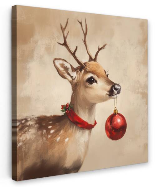 LEINWANDBILD Weihnachten 20 x 20 cm