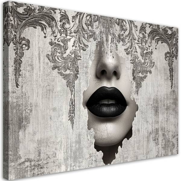 Wandbild gesicht einer frau abstraktion 120 x 80 cm