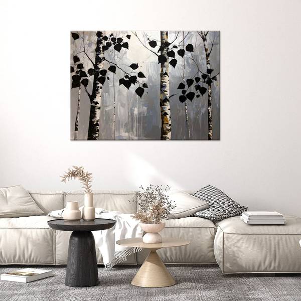 Wandbild Bäume 120 x 80 cm
