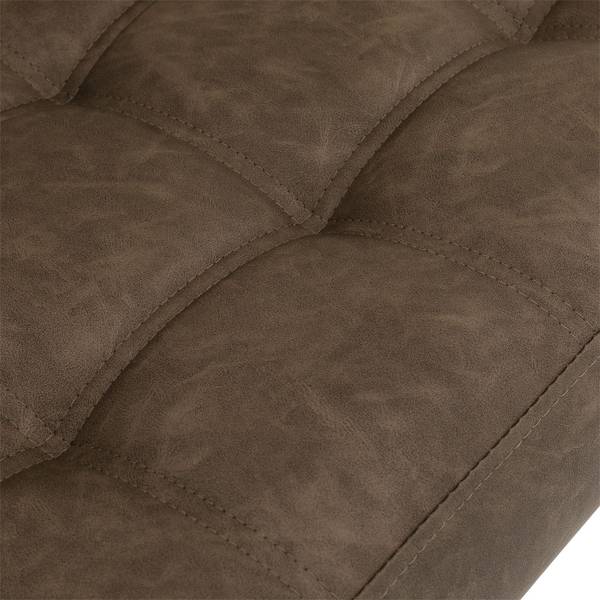Esszimmerbank KAROSI Braun - Metall - 140 x 88 x 60 cm