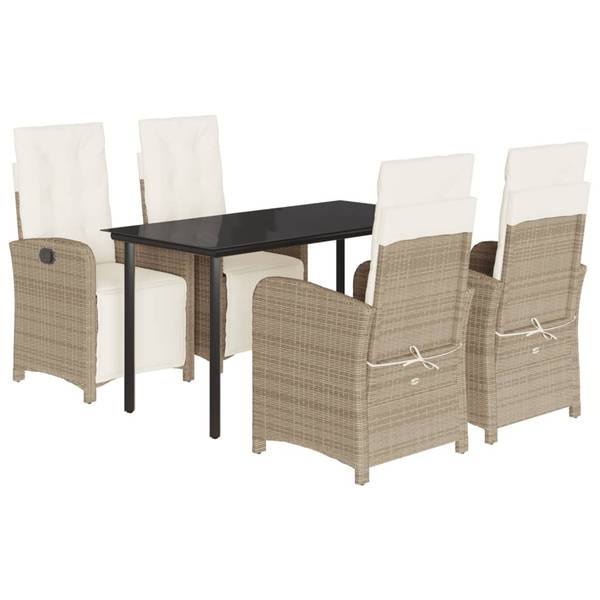 Garten-Essgruppe 3038913-4 5-teilig 70 x 140 cm