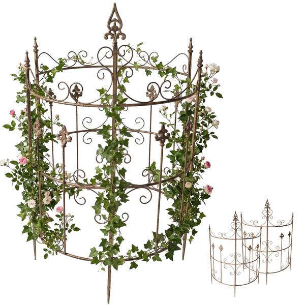 Trellis Klivia set van 2 bruin
