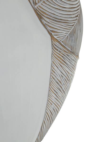 Vase Ho Chi Minh Weiß - Harz - 14 x 38 x 35 cm