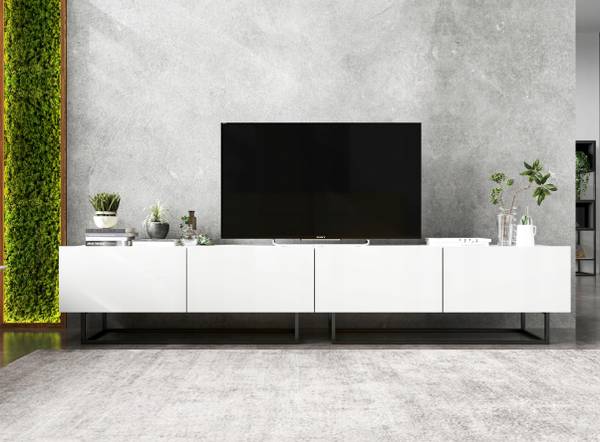 Tv-Lowboard ENJOY Loft Weiß